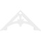 Ekena Millwork Pitch Sellek Architectural Grade PVC Gable Pediment, 36"W x 18"H x 1"P (12/12) GPP036X018X100SLK - alternate 5